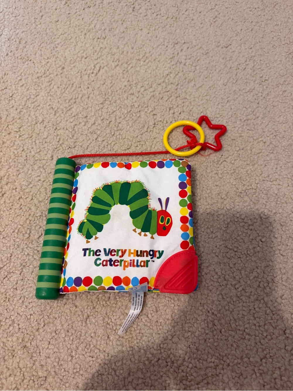 The Very Hungry Caterpillar Eric Carle Crinkle Book about colors Mirror baby